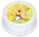 Pooh Bear Edible Icing Image